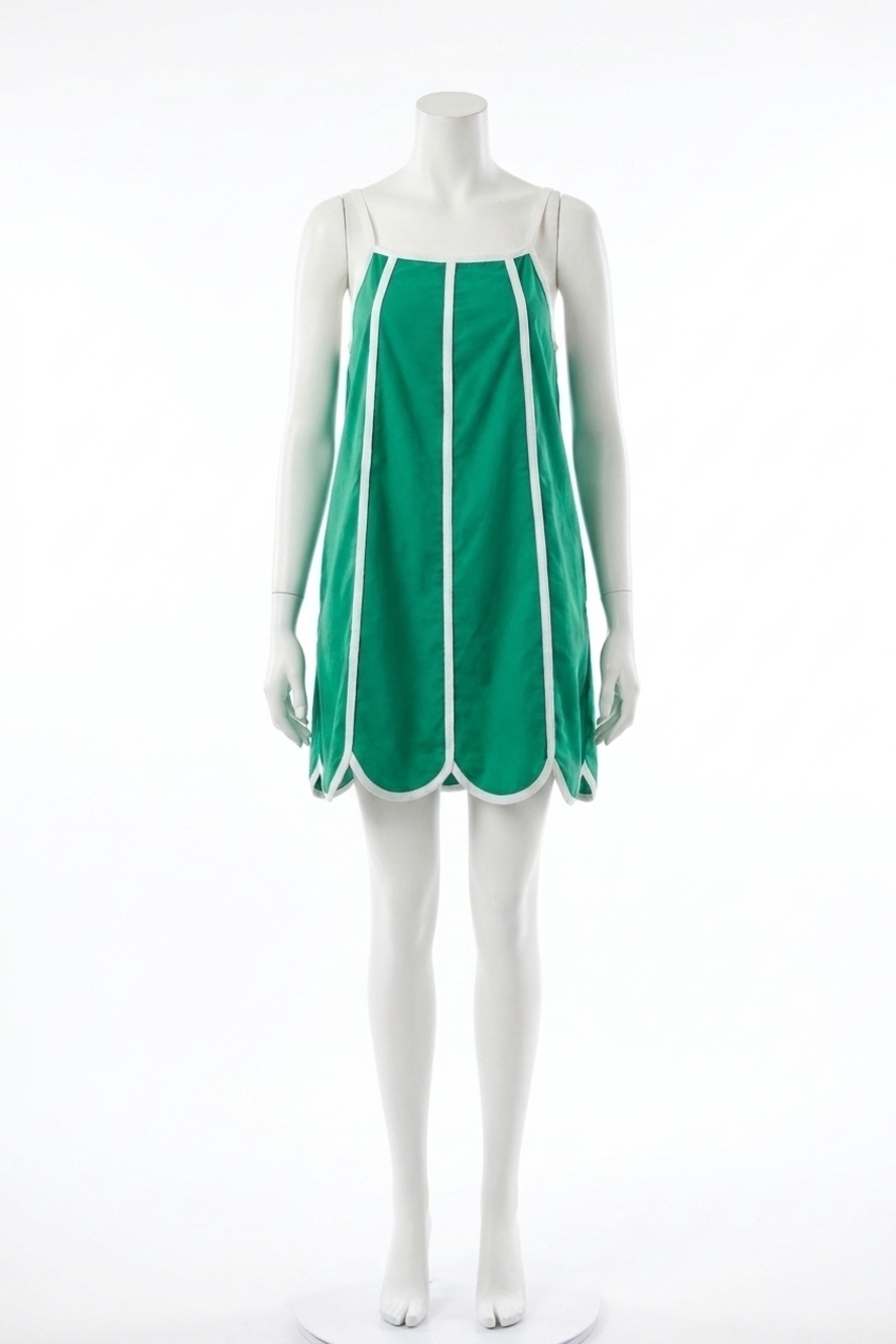 NEW TCEC augusta mini dress in green
